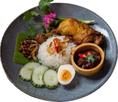 Nasi Kerabu with Ayam Percik